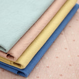 Maxbell 2 Meters Dyed Cotton Fabrics Quilt Cloths for Sewing Crafting DIY Blue