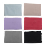 Maxbell 2 Meters Dyed Cotton Fabrics Quilt Cloths for Sewing Crafting DIY Blue