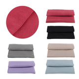 Maxbell 2 Meters Dyed Cotton Fabrics Quilt Cloths for Sewing Crafting DIY Blue