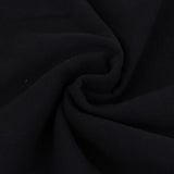 Maxbell 2 Meters Dyed Cotton Fabrics Quilt Cloths for Sewing Crafting DIY Black