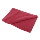 Maxbell 2 Meters Dyed Cotton Fabrics Quilt Cloths for Sewing Crafting DIY Light Red
