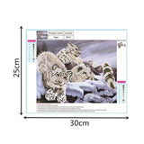 Maxbell DIY 5D Diamond Painting Embroidery Animals Cross Crafts Stitch Kit  Tiger 2