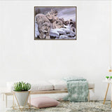 Maxbell DIY 5D Diamond Painting Embroidery Animals Cross Crafts Stitch Kit  Tiger 2
