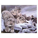 Maxbell DIY 5D Diamond Painting Embroidery Animals Cross Crafts Stitch Kit  Tiger 2