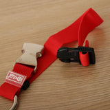 Max Add-A-Bag Luggage Strap Jacket Gripper, Baggage Suitcase Straps Belts Red