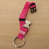 Max Add-A-Bag Luggage Strap Jacket Gripper, Baggage Suitcase Straps Belts Pink
