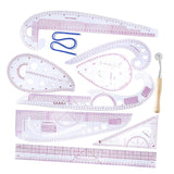 Maxbell 10pcs/Set French Curve Ruler Measure For Sewing Dressmaking Tailor Rulers