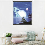 Maxbell Full Drill 5D Diamond Painting Embroidery Cross Stitch Kits 25x30cm Planet