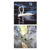Maxbell 5D Diamond Painting Embroidery Cross Stitch Kits 25x25cm Wolf