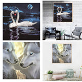 Maxbell 5D Diamond Painting Embroidery Cross Stitch Kits 25x25cm Wolf