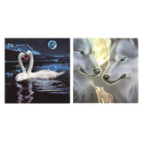 Maxbell 5D Diamond Painting Embroidery Cross Stitch Kits 25x25cm Wolf