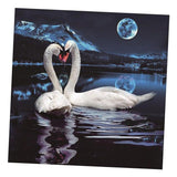 Maxbell 5D Diamond Painting Embroidery Cross Stitch Kits 25x25cm Swan