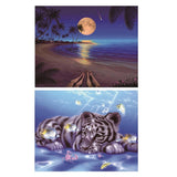 Maxbell Full Drill 5D DIY Diamond Painting Cross Stitch Kit Home Decor Gifts Seaside