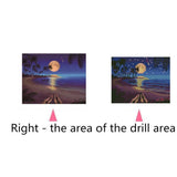 Maxbell Full Drill 5D DIY Diamond Painting Cross Stitch Kit Home Decor Gifts Seaside