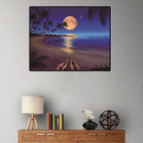 Maxbell Full Drill 5D DIY Diamond Painting Cross Stitch Kit Home Decor Gifts Seaside