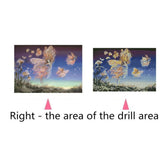 Maxbell Full Drill 5D DIY Diamond Painting Angle Cross Stitch Kit Home Decor Gifts