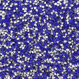 Max Crystal Rhinestone Trims Sheet Iron on Applique for Decoration Deep Blue