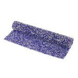 Max Crystal Rhinestone Trims Sheet Iron on Applique for Decoration Deep Blue