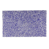 Max Crystal Rhinestone Trims Sheet Iron on Applique for Decoration Deep Blue