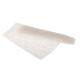 Max Crystal Rhinestone Trims Sheet Iron on Applique for Decoration White AB
