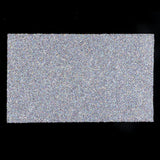 Max Crystal Rhinestone Trims Sheet Iron on Applique for Decoration White AB