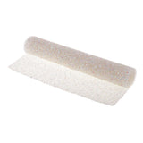 Max Crystal Rhinestone Trims Sheet Iron on Applique for Decoration White AB