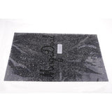Max Crystal Rhinestone Trims Sheet Iron on Applique for Decoration Black