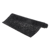 Max Crystal Rhinestone Trims Sheet Iron on Applique for Decoration Black