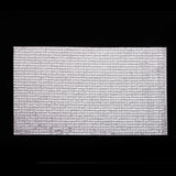 Max 24x40cm Beaded Crystal Rhinestone Trims Sheet Iron on Applique DIY Decor 1