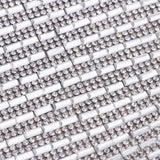 Max 24x40cm Beaded Crystal Rhinestone Trims Sheet Iron on Applique DIY Decor 1