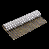 Max 24x40cm Beaded Crystal Rhinestone Trims Sheet Iron on Applique DIY Decor 2
