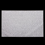 Max 24x40cm Beaded Crystal Rhinestone Trims Sheet Iron on Applique DIY Decor 2