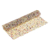 Max Crystal Beaded Sequins Trims Sheet Iron on Applique for Decoration Beige