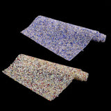 Max Crystal Beaded Sequins Trims Sheet Iron on Applique for Decoration Beige