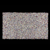Max Crystal Beaded Sequins Trims Sheet Iron on Applique for Decoration Beige