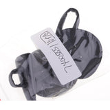 Max 6 Pairs PU Leather Horn Toggle Buttons Duffle Coat Fastener Buckle Black