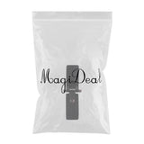 Maxbell 1 Pair PU Leather Toggle Buttons W/ Metal Buckle Coat Jacket Fasteners Black