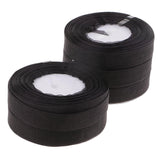 Maxbell 5pcs 50yds Sheer Organza Ribbon Bow Hair Wedding DIY Craft 20mm Black