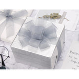 Maxbell 5pcs 50yds Sheer Organza Ribbon Bow Hair Wedding DIY Craft 20mm Black