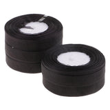 Maxbell 5pcs 50yds Sheer Organza Ribbon Bow Hair Wedding DIY Craft 20mm Black