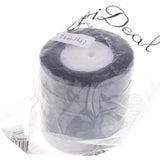 Maxbell 5pcs 50yds Sheer Organza Ribbon Bow Hair Wedding DIY Craft 20mm Black