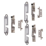 Maxbell Iron Needle Plate & Feed Dog Set with Foot for Overlock Sewing Machine 1-8
