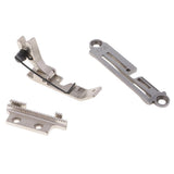 Maxbell Iron Needle Plate & Feed Dog Set with Foot for Overlock Sewing Machine 1-8