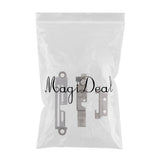 Maxbell Iron Needle Plate & Feed Dog Set with Foot for Overlock Sewing Machine 1-8