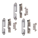 Maxbell Iron Needle Plate & Feed Dog Set with Foot for Overlock Sewing Machine 1-8