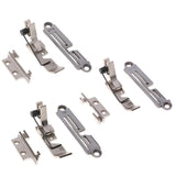 Maxbell Iron Needle Plate & Feed Dog Set with Foot for Overlock Sewing Machine 1-8