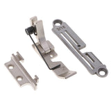 Maxbell Iron Needle Plate & Feed Dog Set with Foot for Overlock Sewing Machine 3-16