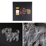 Max DIY Crafts String Art Kits Animal Dog Painting Kits for Beginners Home Decor
