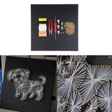 Max DIY Crafts String Art Kits Animal Dog Painting Kits for Beginners Home Decor