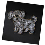 Max DIY Crafts String Art Kits Animal Dog Painting Kits for Beginners Home Decor